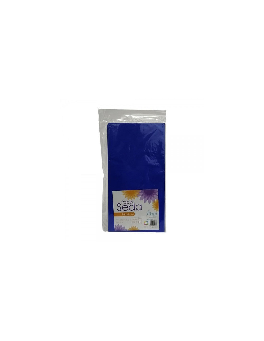 Papel Seda x5 Azul Oscuro