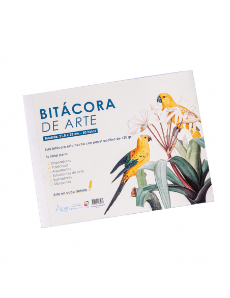 Bitacora De Arte Opalina Carta 60 Hojas Alpen