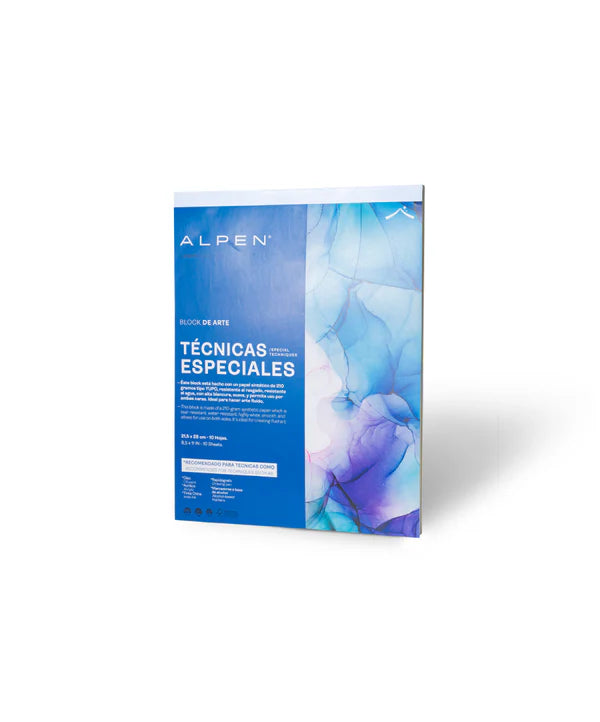 Block De Arte Tecnicas Especiales Carta 10 Hojas Alpen