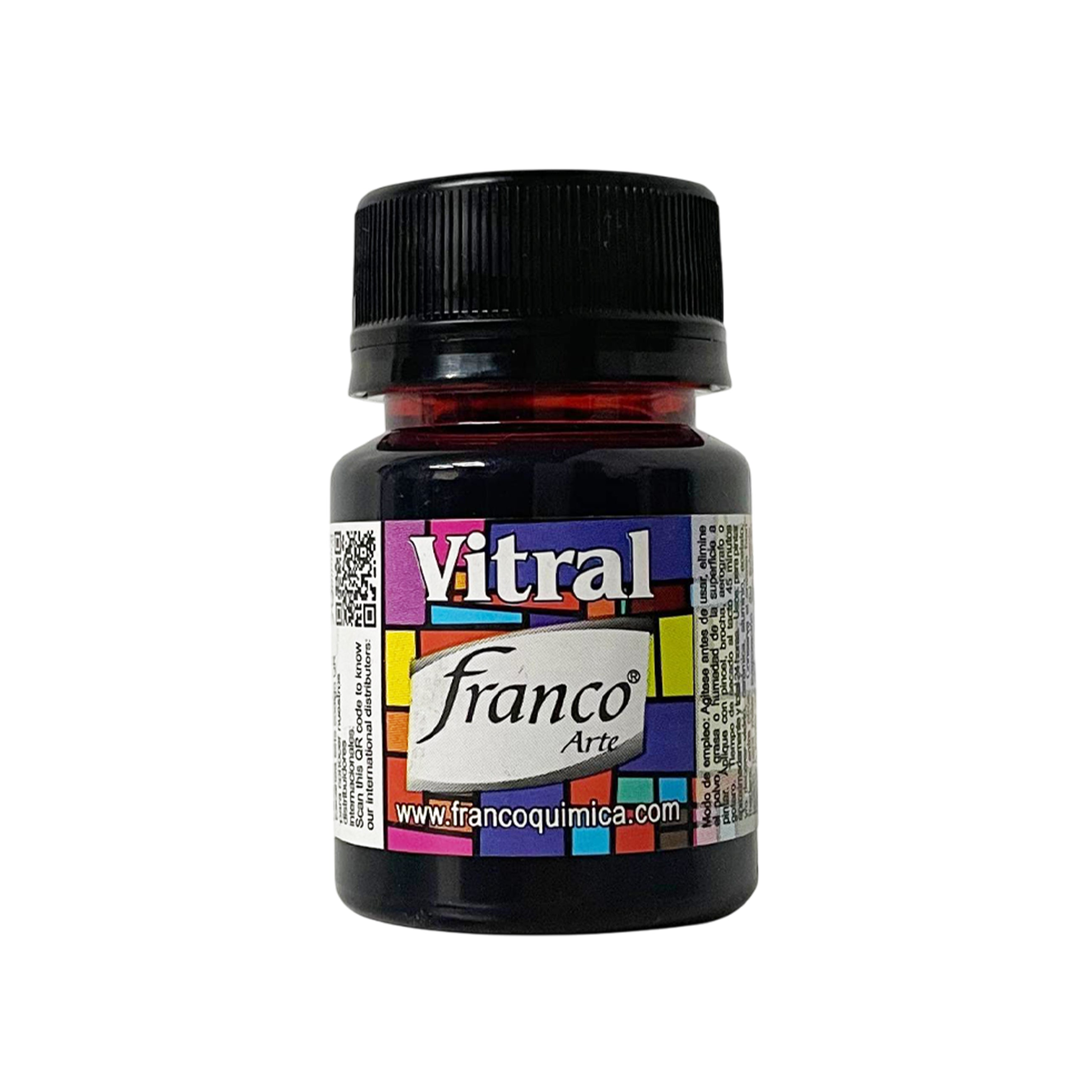 Vitral 30 ml Naranja Franco Arte