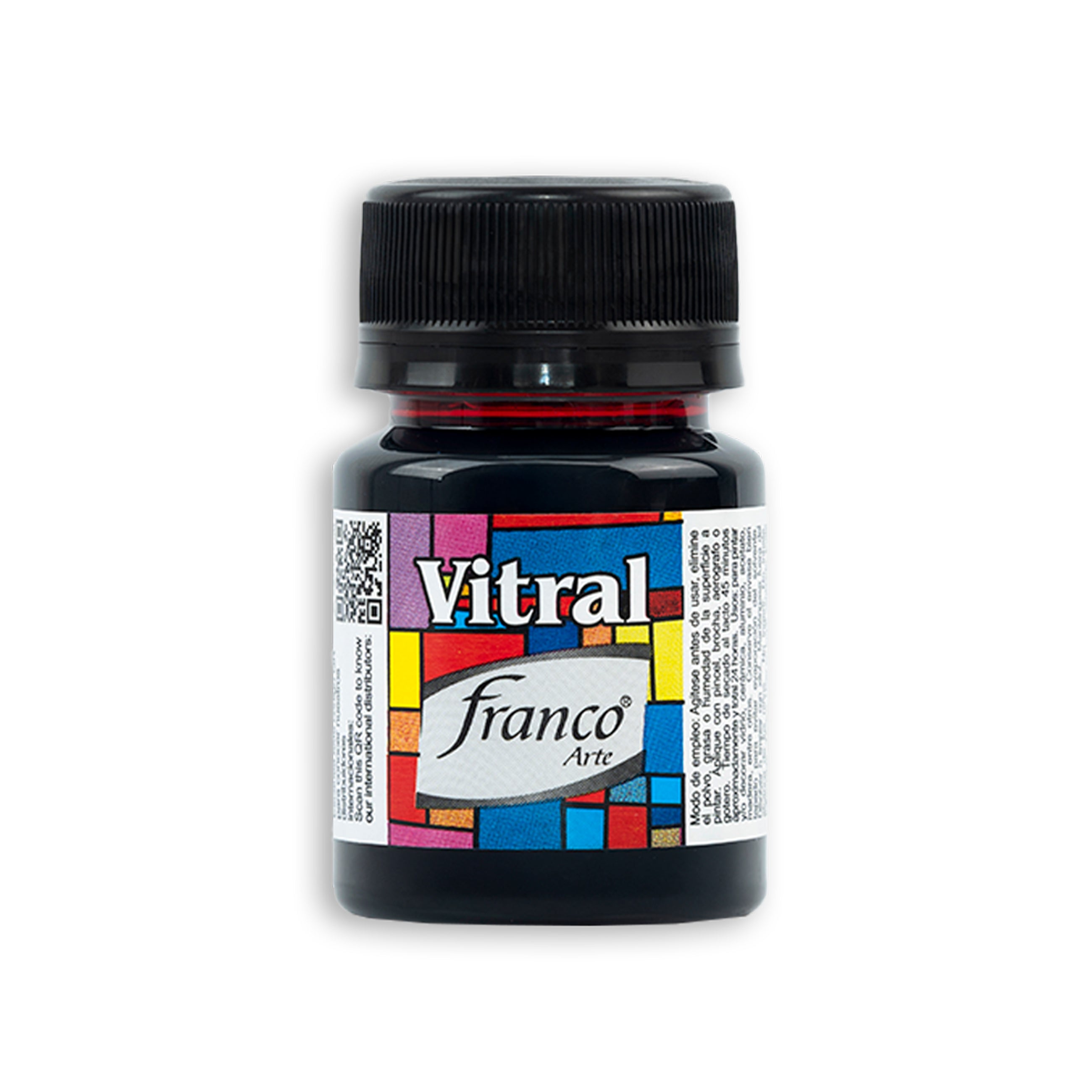 Vitral 30 ml Rojo Franco Arte