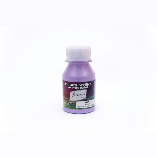 Pintura Acrílica Al Frío 60 ml Lila Franco Arte