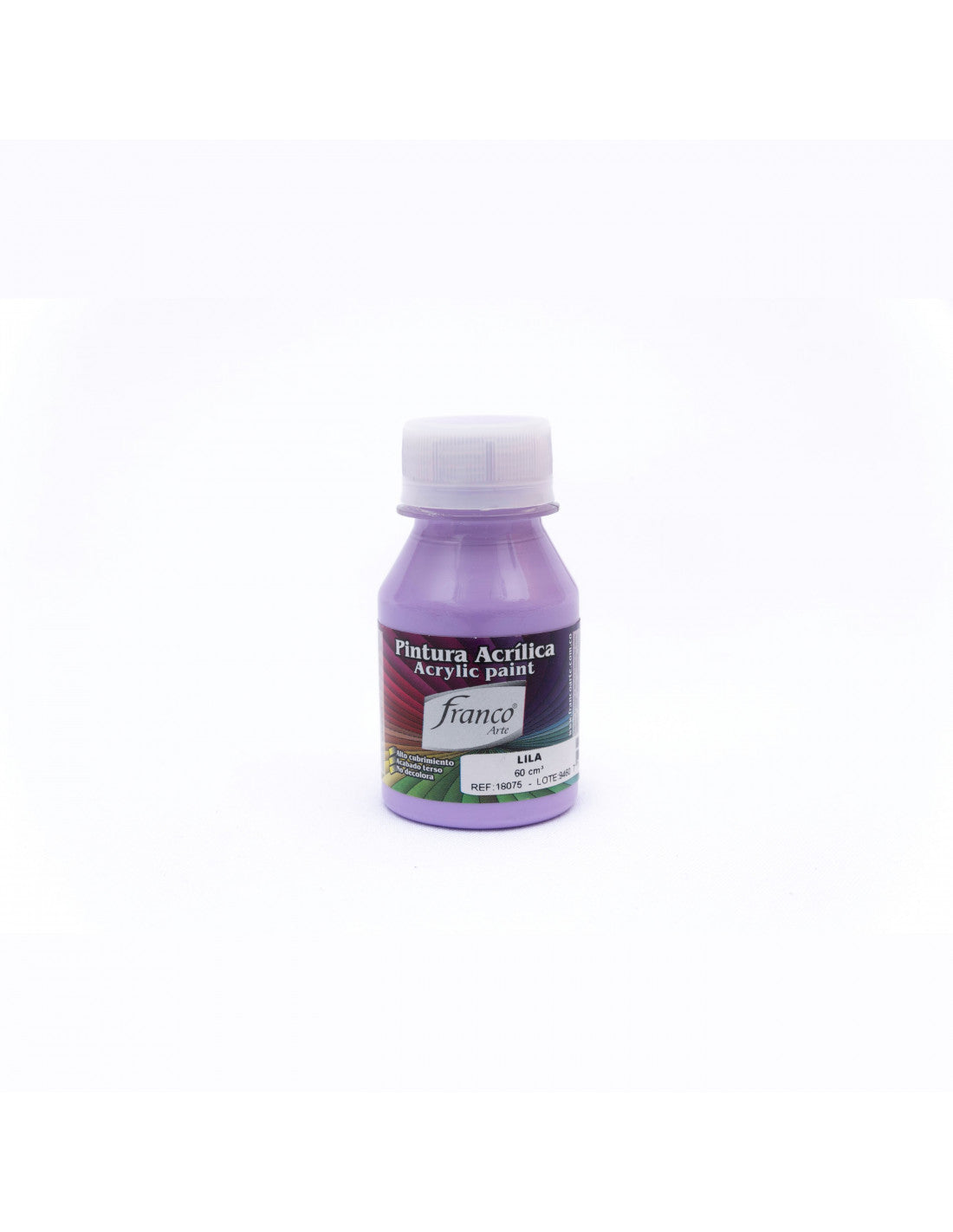 Pintura Acrílica Al Frío 60 ml Lila Franco Arte