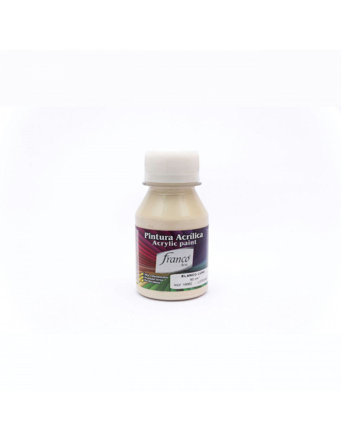 Pintura Acrílica Al Frío 60 ml Blanco Luna Franco Arte