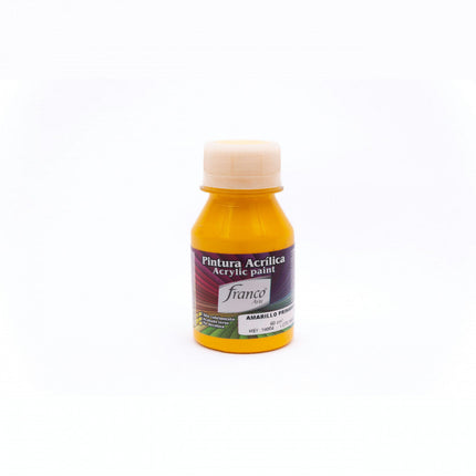 Pintura Acrílica Al Frío Amarillo Primario 60 ml Franco Arte