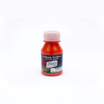 Pintura Acrílica Al Frío Naranja 60 ml Franco Arte