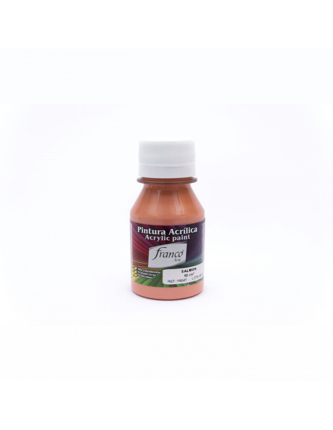 Pintura Acrílica Al Frío 60 ml Salmón Franco Arte