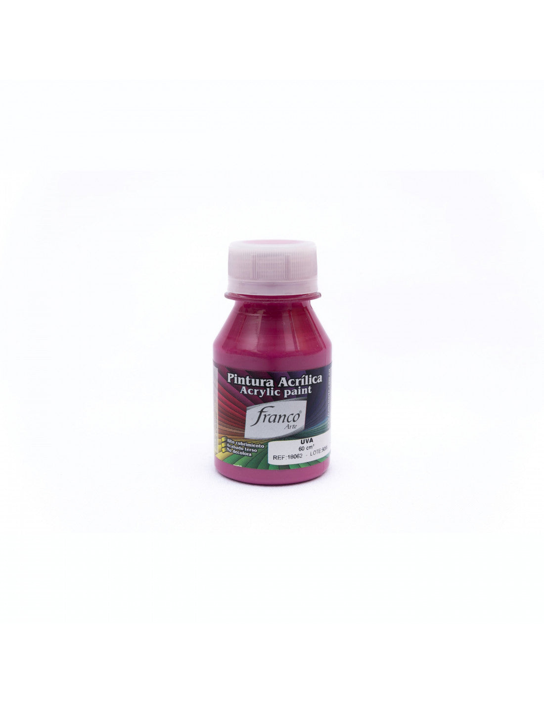 Pintura Acrílica Al Frío 60 ml Uva Franco Arte