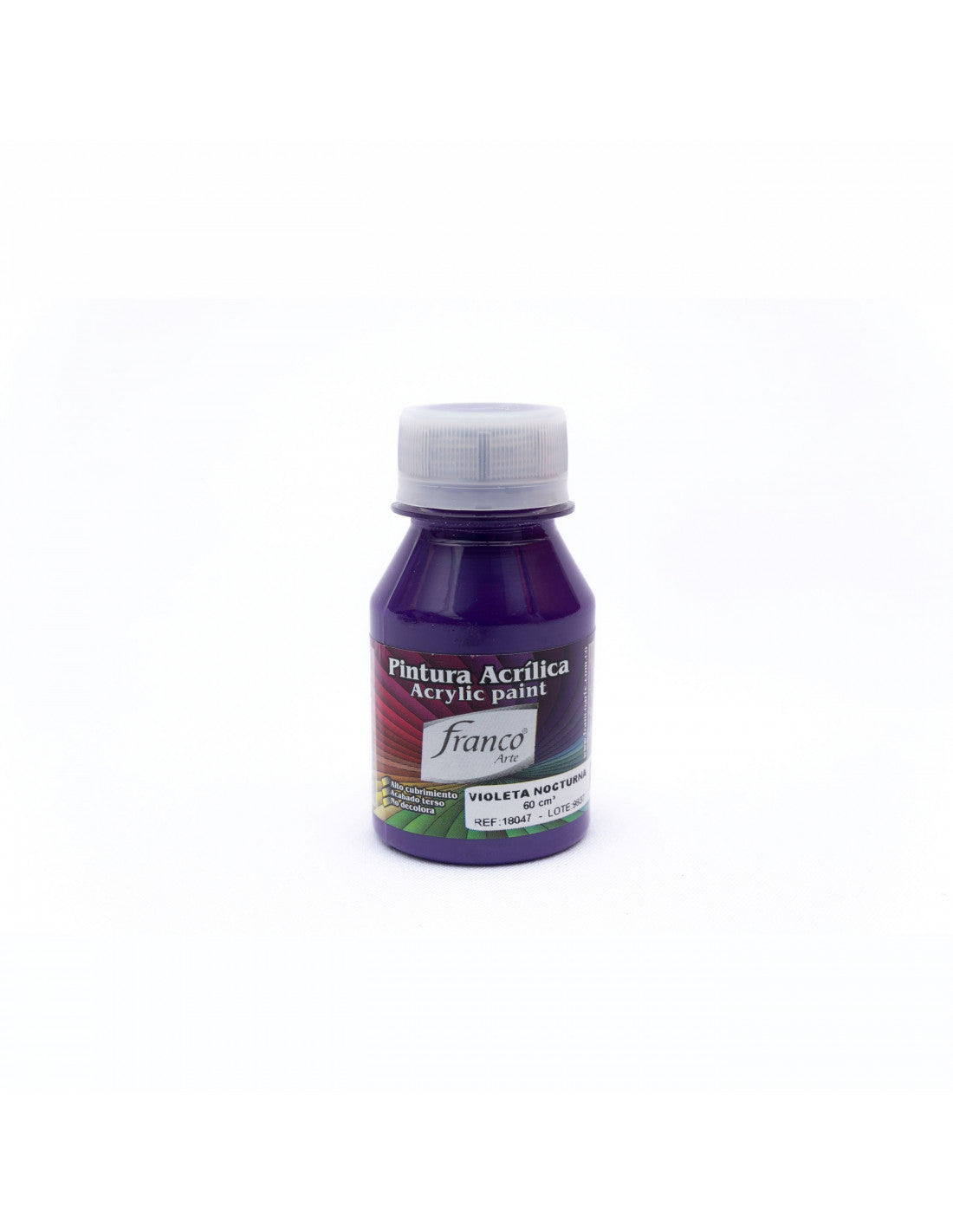 Pintura Acrílica Al Frío 60 ml Violeta Nocturna Franco Arte