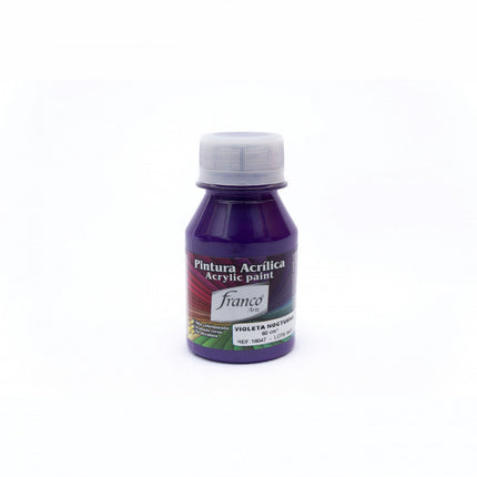 Pintura Acrílica Al Frío Violeta Nocturna 60 ml Franco Arte