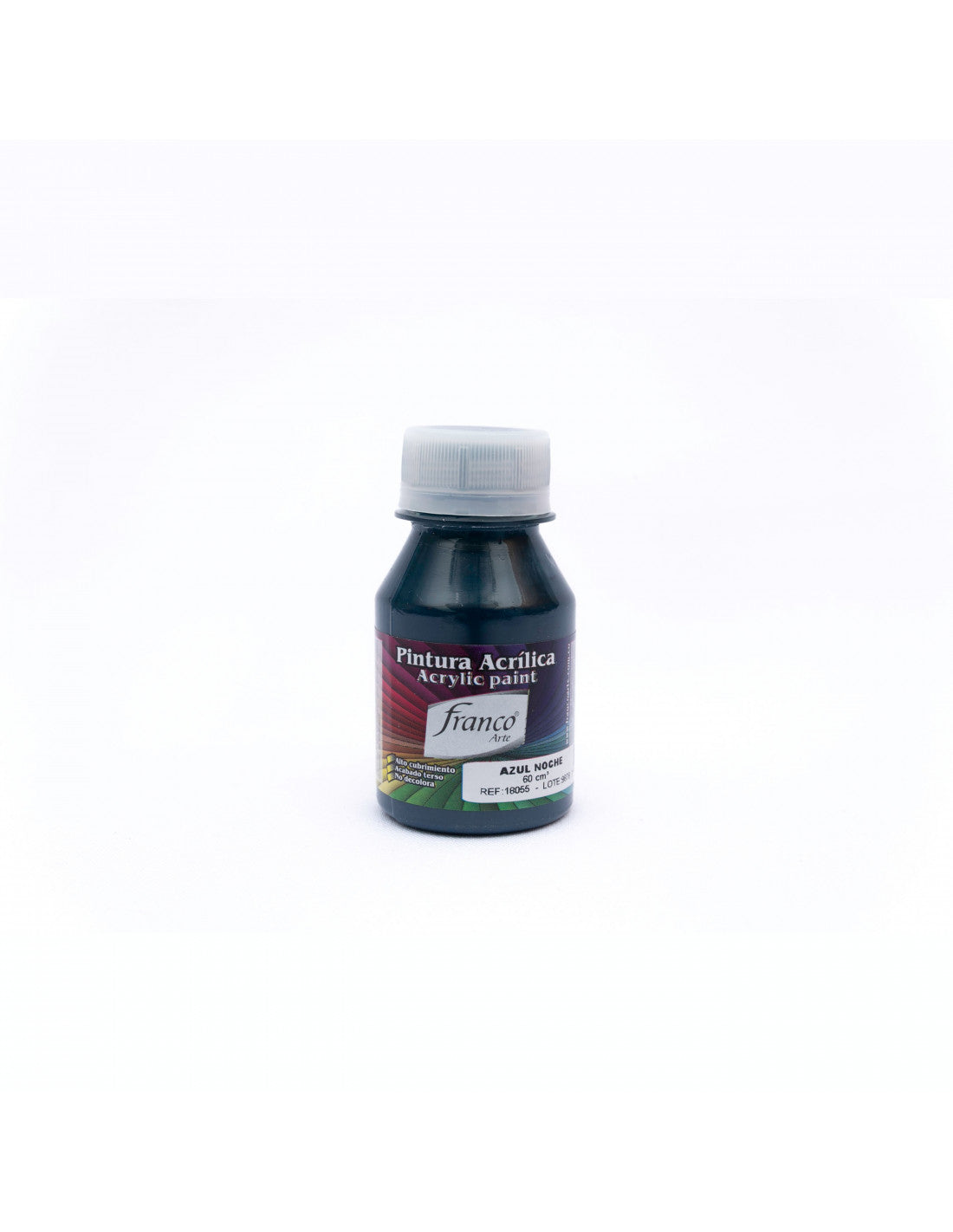 Pintura Acrílica Al Frío 60 ml Azul Noche Franco Arte