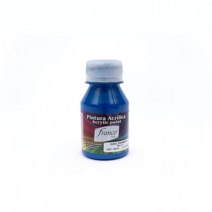 Pintura Acrílica Al Frío Azul Primario 60 ml Franco Arte