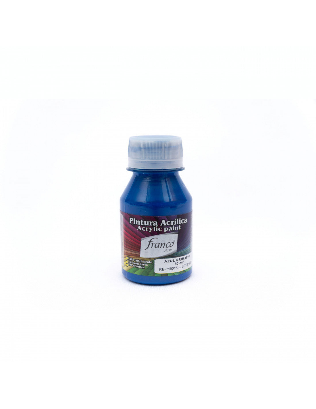 Pintura Acrílica Al Frío 60 ml Azul Primario Franco Arte