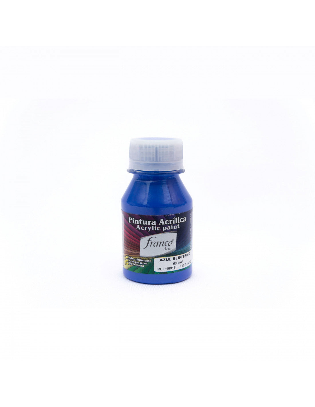 Pintura Acrílica Al Frío 60 ml Azul Eléctrico Franco Arte