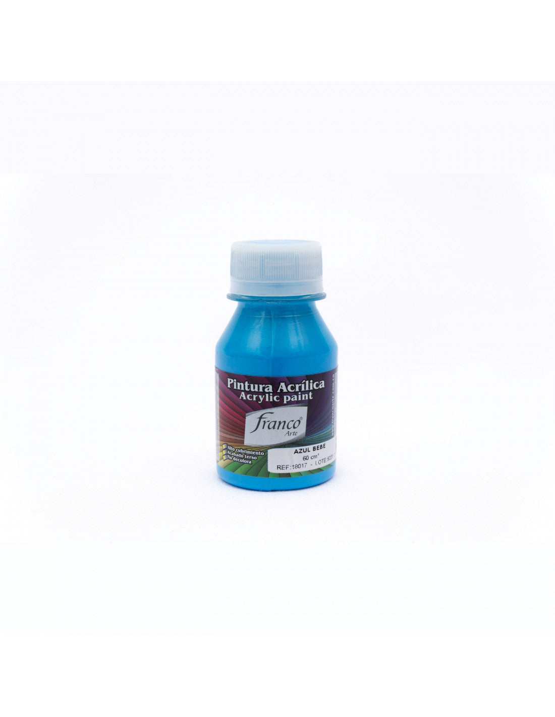 Pintura Acrílica Al Frío 60 ml Azul Bebé Franco Arte