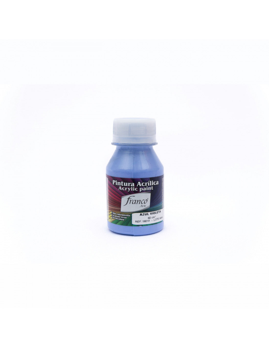 Pintura Acrílica Al Frío 60 ml Azul Violeta Franco Arte