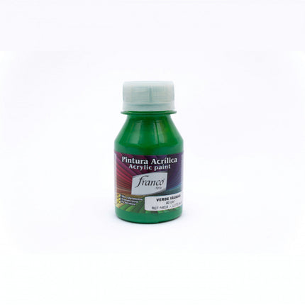 Pintura Acrílica Al Frío 60 ml Verde Iguana Franco Arte