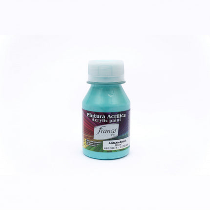 Pintura Acrílica Al Frío Aguamarina 60 ml Franco Arte