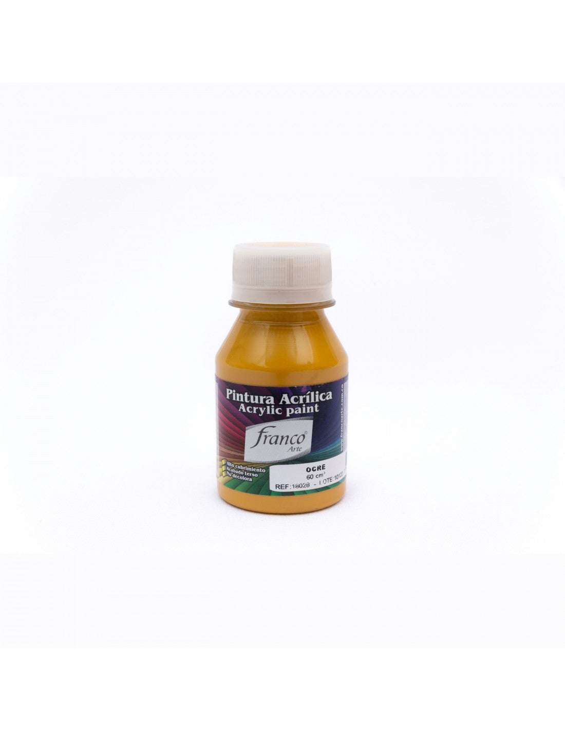 Pintura Acrílica Al Frío 60 ml Ocre Franco Arte