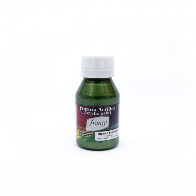Pintura Acrílica Al Frío 60 ml Hierro Forjado Franco Arte