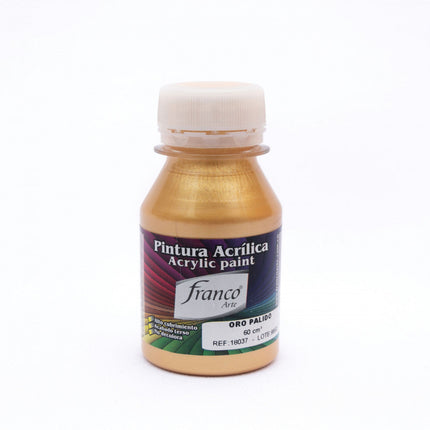 Pintura Acrílica Al Frío Oro Pálido 60 ml Franco Arte