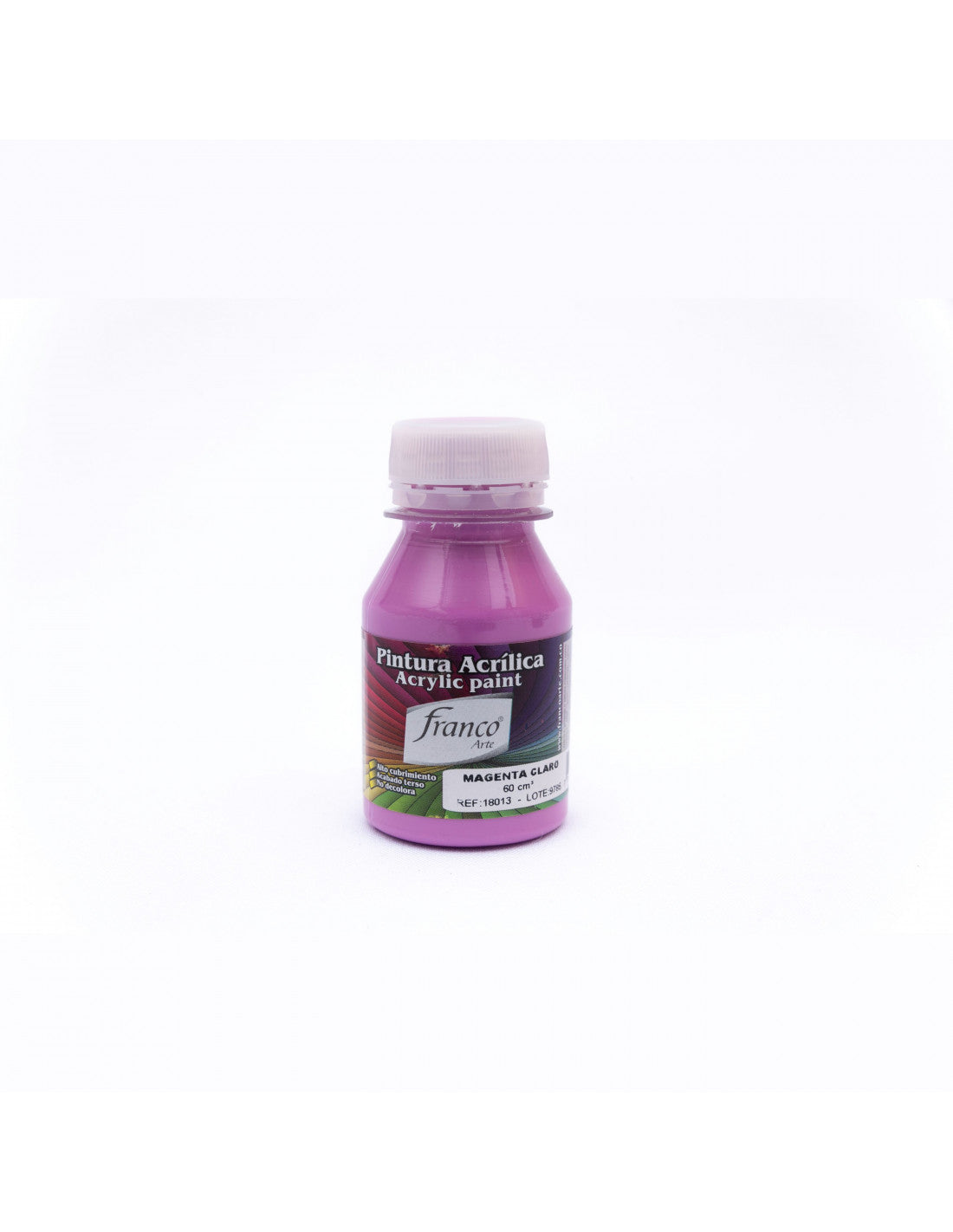 Pintura Acrílica Al Frío 60 ml Magenta Claro Franco Arte