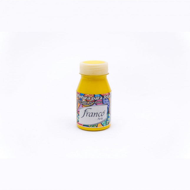 Pintura Para Tela 30 ml Amarillo Sol Franco Arte