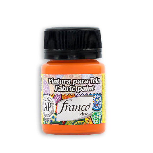 Pintura Para Tela 30 ml Naranja Franco Arte
