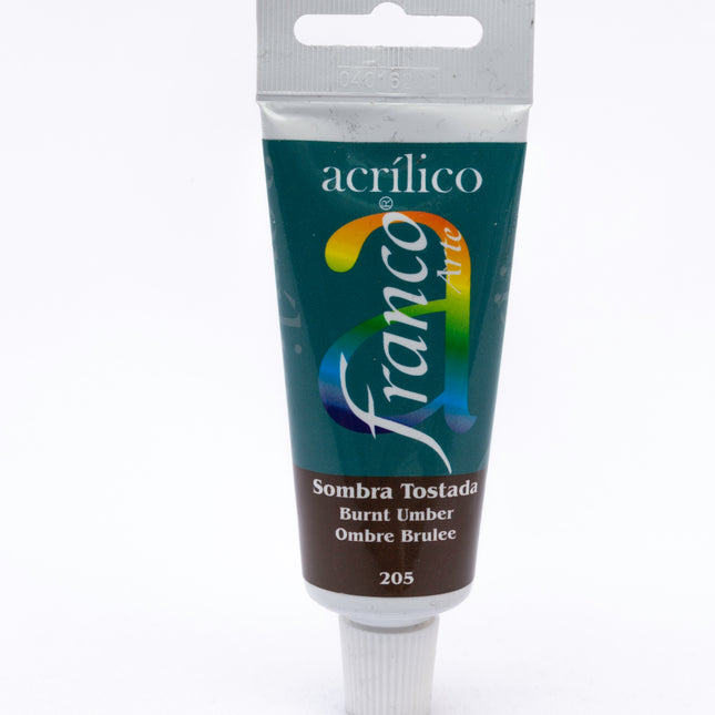 Acuarela 15 ml Sombra Tostada Franco Arte