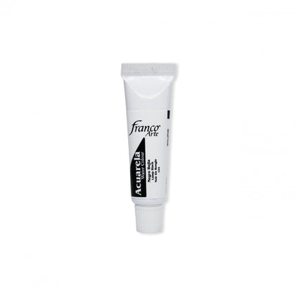 Acuarela 15 ml Negro Bujía Franco Arte