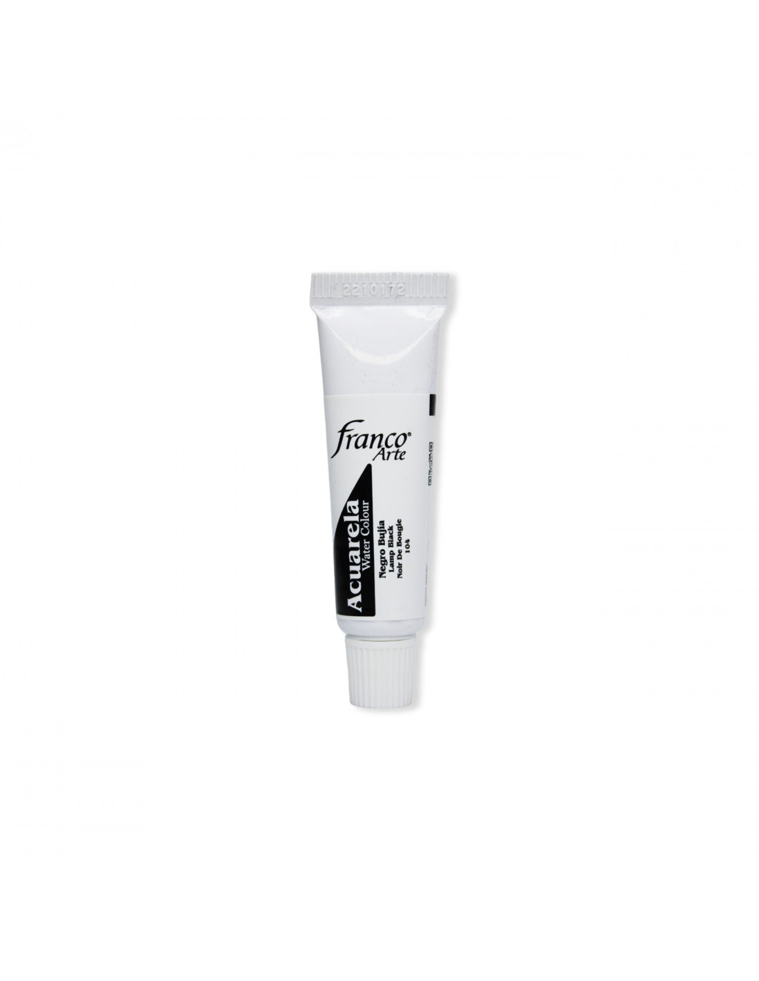 Acuarela 15 ml Negro Bujía Franco Arte
