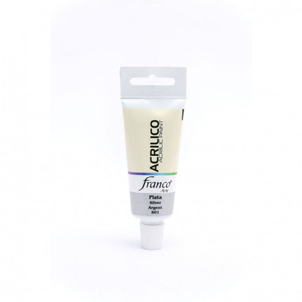 Acuarela 15 ml Plata Franco Arte