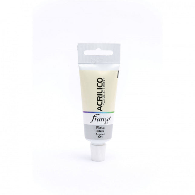 Acuarela 15 ml Plata Franco Arte