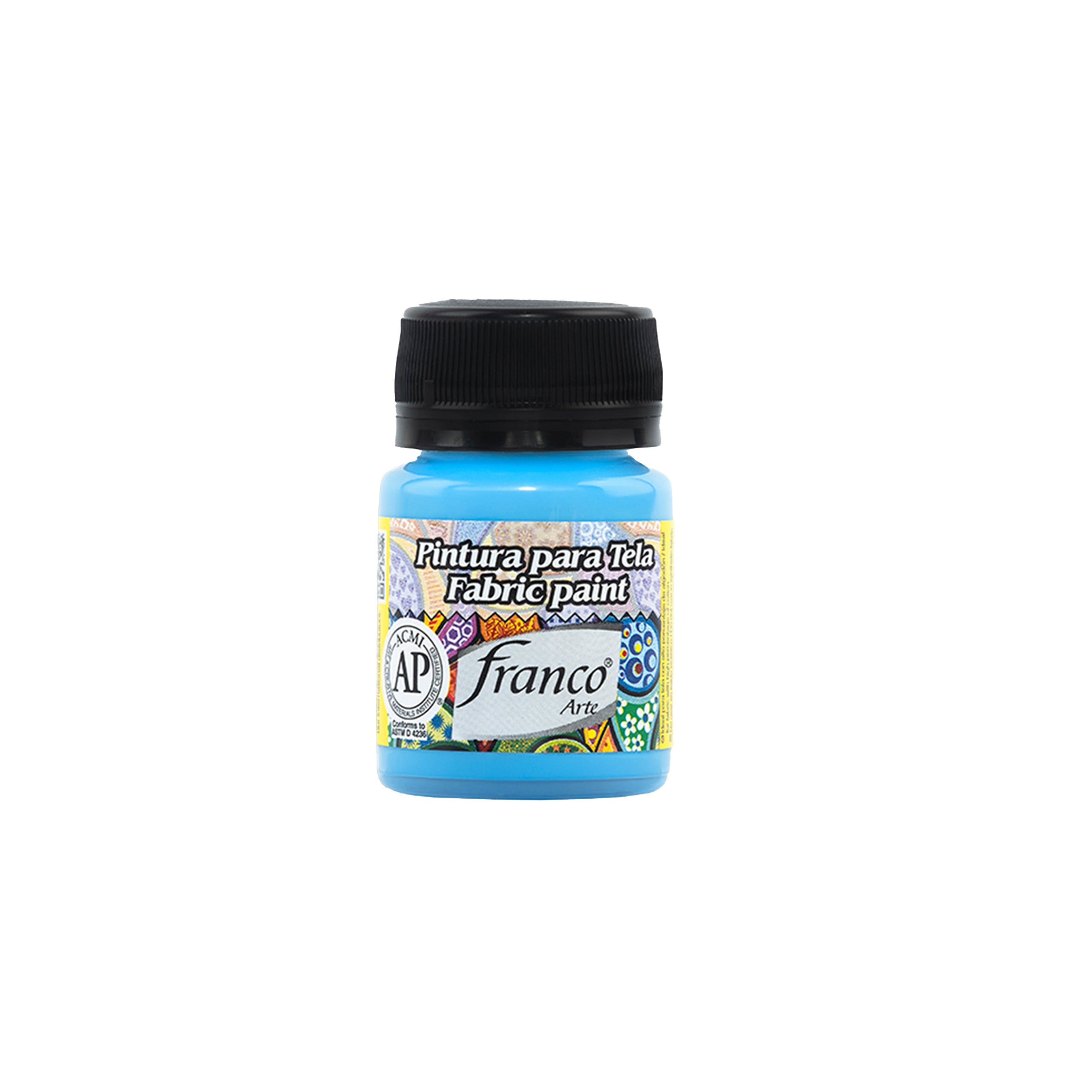Pintura Para Tela 30 ml Azul Bebé Franco Arte