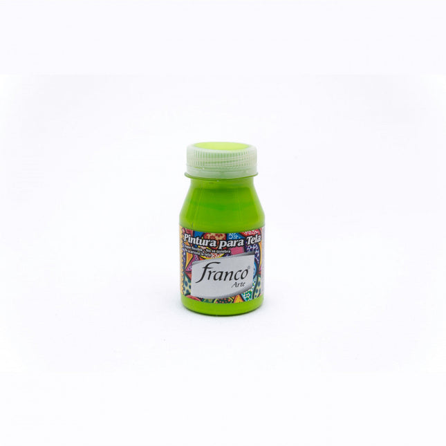 Pintura Para Tela 30 ml Verde Limón Franco Arte