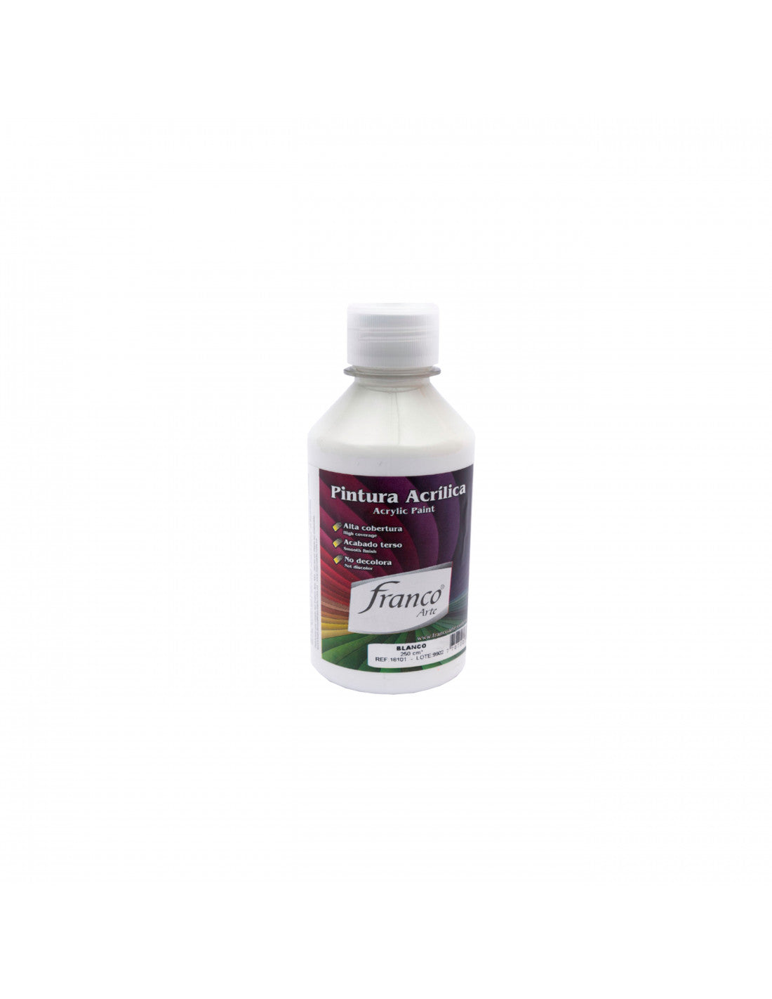 Pintura Acrílica Al Frío 250 ml Blanco Franco Arte