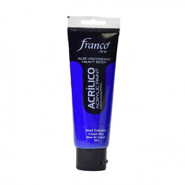 Acrílico 100 ml Azul Cobalto Franco Arte