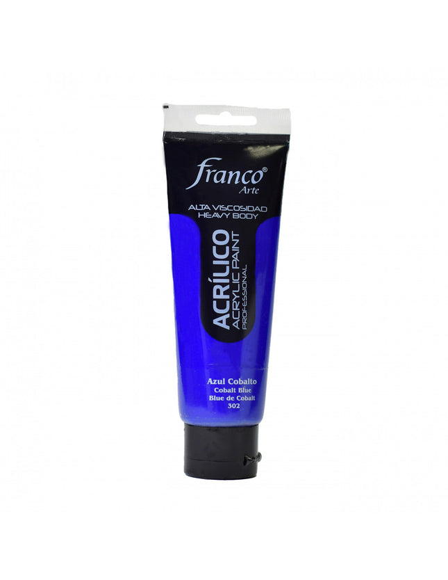 Acrílico 100 ml Azul Cobalto Franco Arte