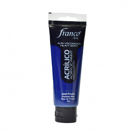 Acrílico 100 ml Azul Prusia Franco Arte