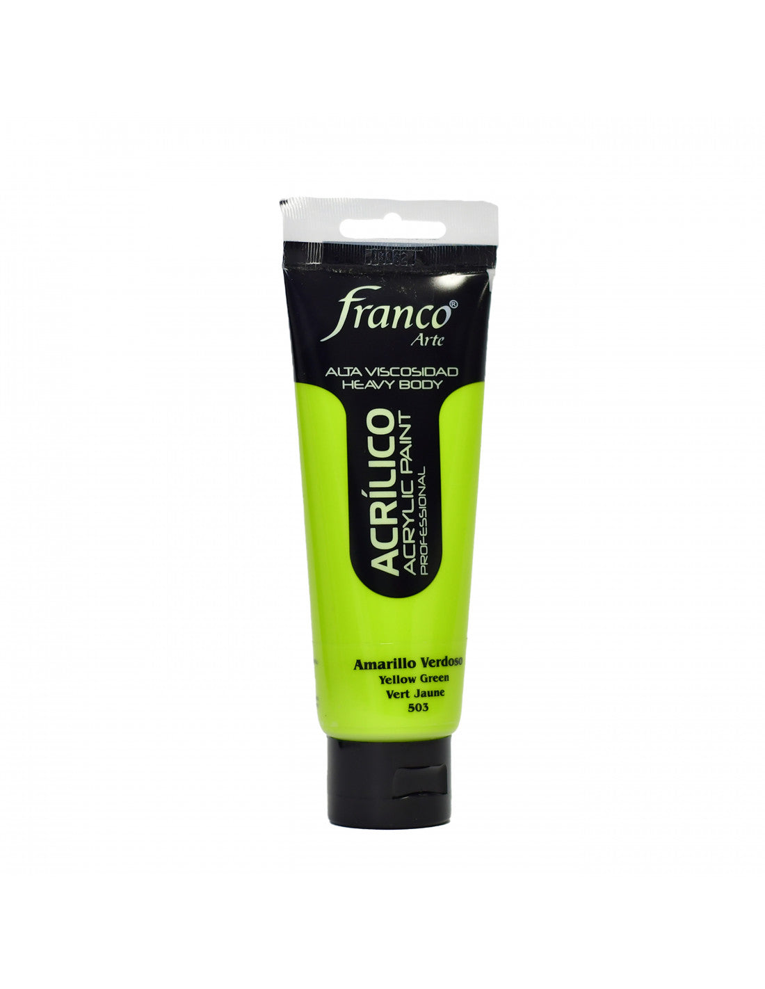 Acrílico 100 ml Amarillo Verdoso Franco Arte