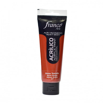 Acrílico 100 ml Siena Tostada Franco Arte
