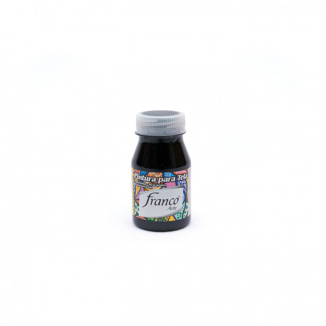 Pintura Para Tela 30 ml Negro Franco Arte