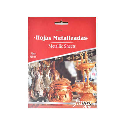 Laminilla Plata x25 Unid 14x14cm Franco Arte