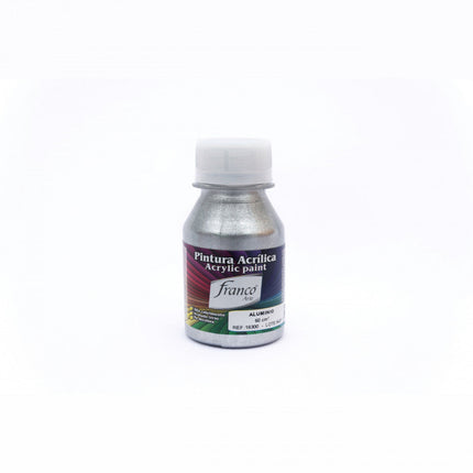 Pintura Acrílica Al Frío Aluminio 60 ml Franco Arte