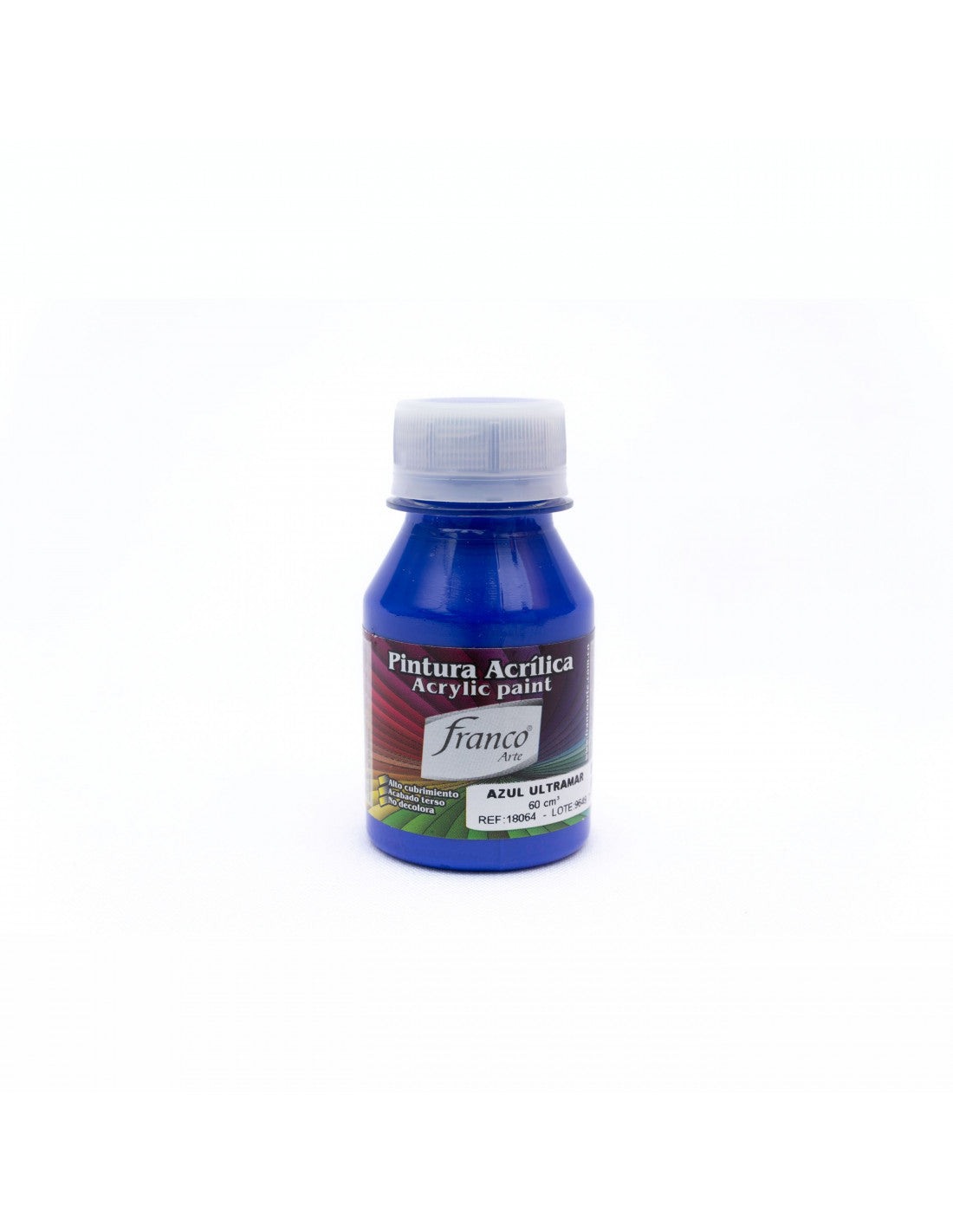 Pintura Acrílica Al Frío 60 ml Azul Ultramar Franco Arte