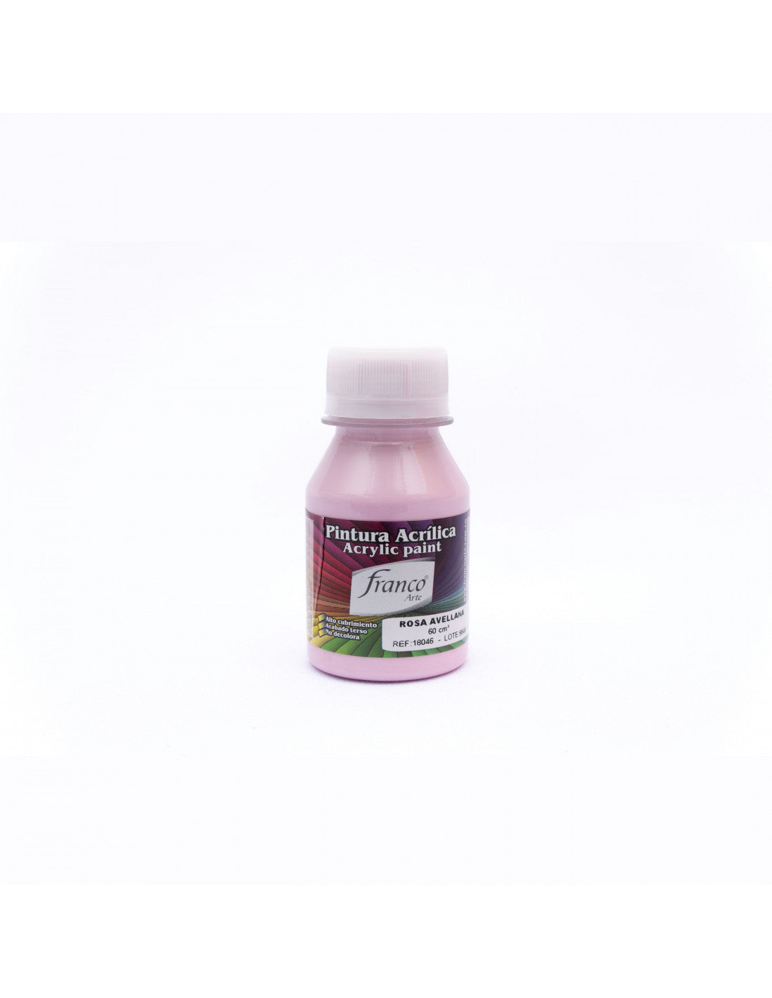Pintura Acrílica Al Frío 60 ml Rosa Avellana Franco Arte