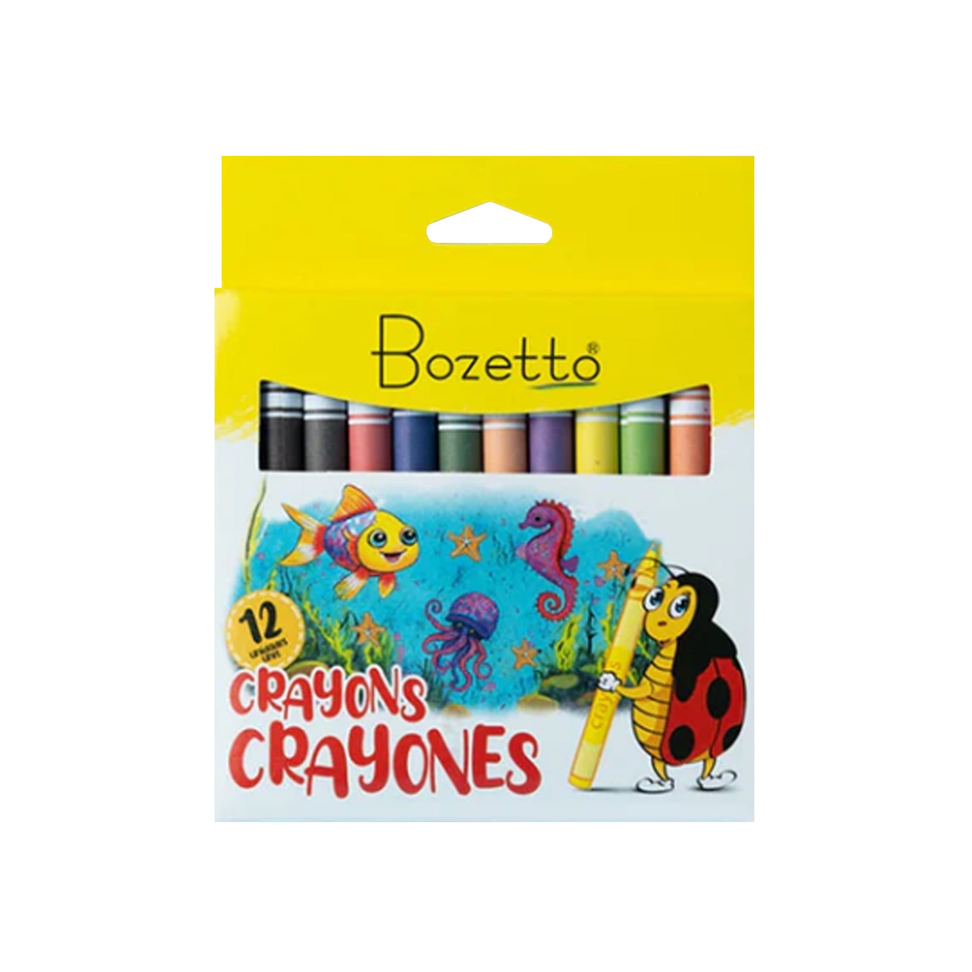 Crayones Delgados x12 Bozetto