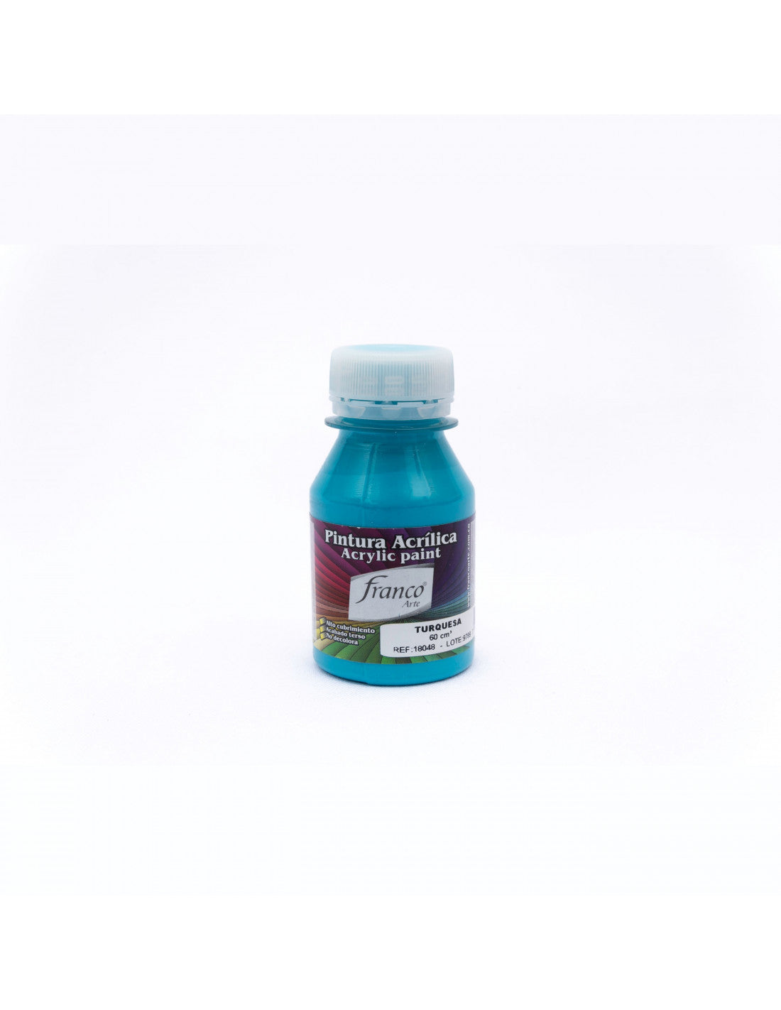Pintura Acrílica Al Frío 60 ml Turquesa Franco Arte