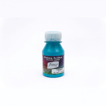 Pintura Acrílica Al Frío Turquesa 60 ml Franco Arte