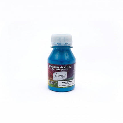 Pintura Acrílica Al Frío 60 ml Azul Claro Franco Arte